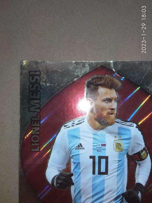 Lionel Messi Limited Edition Panini World Cup Russia 2018 Adrenalyn XL oversize card