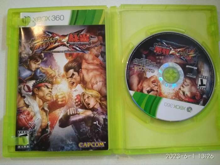 Street Fighter X Tekken Microsoft Xbox 360 NTSC  - Complete with Manual (NOT Tested)