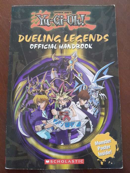 Yu-gi-oh 1996 Dueling Legends Official Handbook With Poster