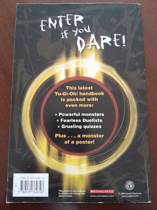 Yu-gi-oh 1996 Dueling Legends Official Handbook With Poster