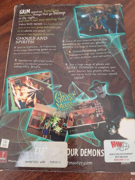 Ghost Master Game WIth Poster & Handbook (PC Game)