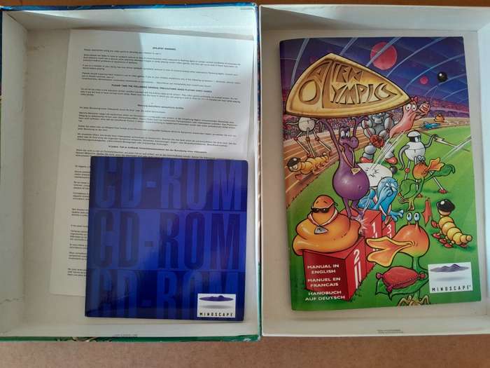 Alien Olympics - Mindscape - Big Box Edition PC-CD Game