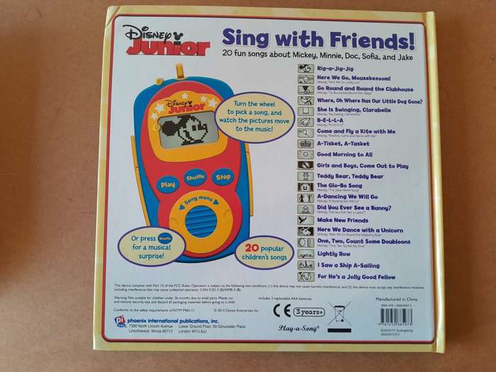 Disney Junior - Sing With Friends - Play A Song Plus Other Books (Device Works)