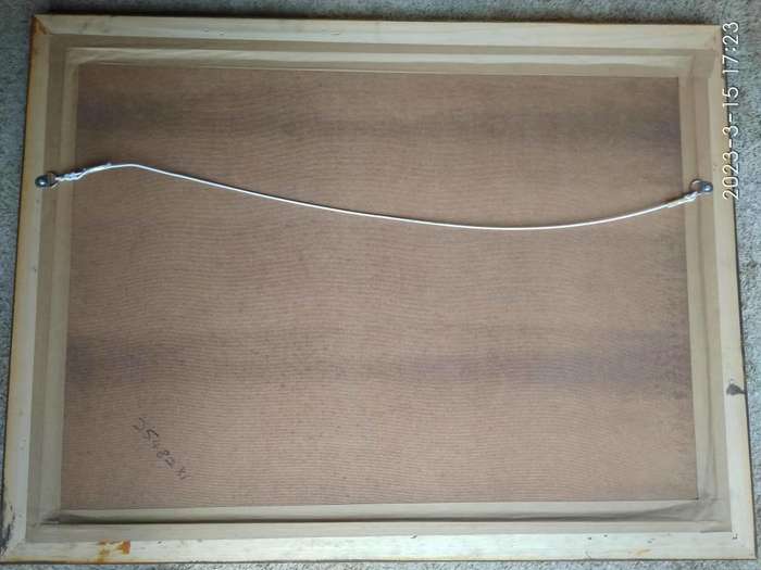 Ancient Egyptian Sailing Boat Artwork in Picture Frame