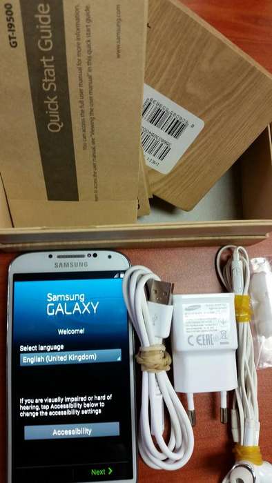 SAMSUNG GALAXY S4 32GB WHITE - COMPLETE