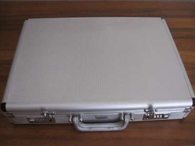 Light aluminium style briefcase (unused)
