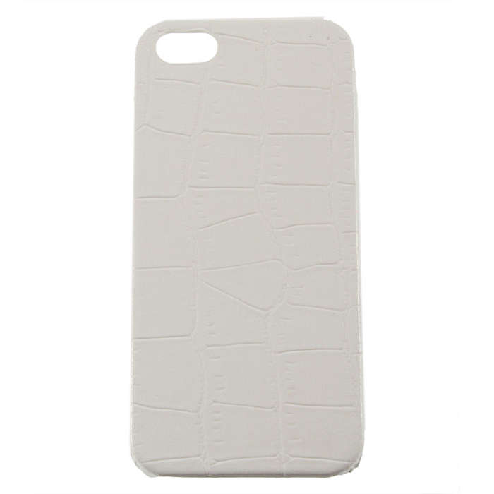 White Crocodile Skin Pattern hard back iphone 5/5s cover case