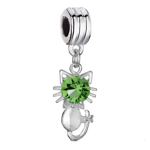 Silver plated genuine Pugster charms for European bracelets (Pandora, Troll etc.)