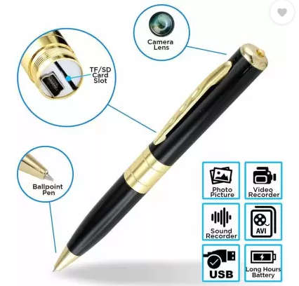 SPY CAMERA PEN WITH AUDIO