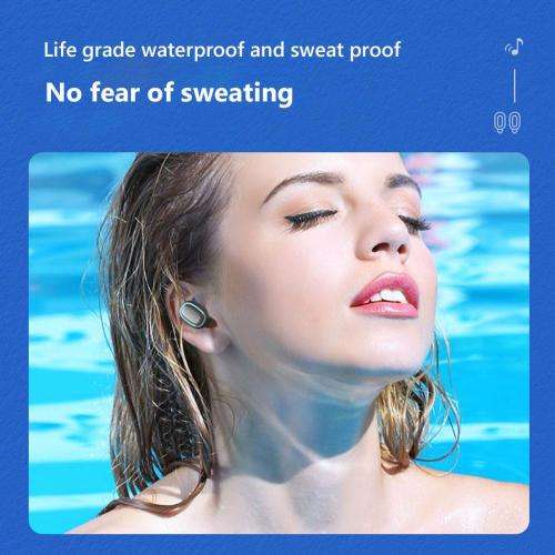 Wireless pro Waterproof Sports earphones -white