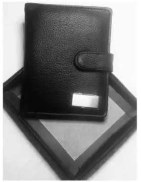 Wallet in gift box