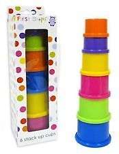 6 Stack Up Cups  - Play and Learn