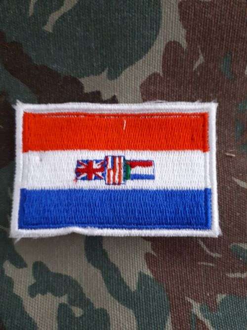 Old South Africa Flag Patch 6cmx4.5cm