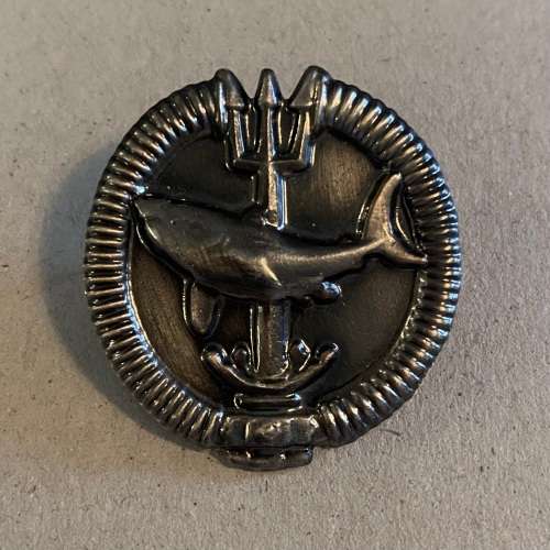 Recce Attack Divers Proficiency Badge (Oxidized Silver)