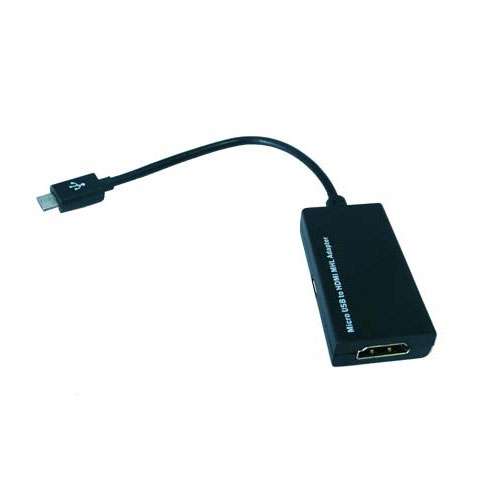 MHL Cable Adapter for HTC G14 HTC EVO 3D Samsung Galaxy S2, Plug Your Phone Into Your TV