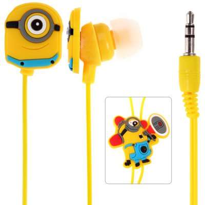 Despicable ME Minion Earphones with 3.5mm Jack