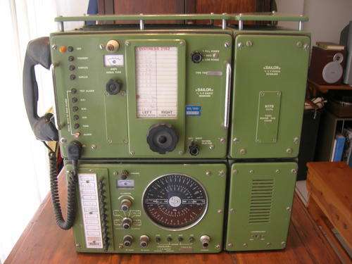 Vintage Sailor type T121 Marine Radio