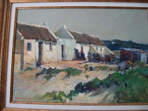 Titta Fasciotti  Oil Painting  `Arniston Cottages`