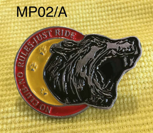 MPO02/A - METAL PIN - NO CLUB/NO RULES