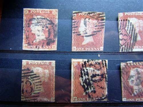 8 X IMPERFORATE PENNY REDS EARLY VICTORIAN ***R1 START***