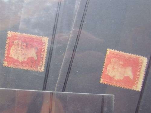 **R1 START** 25 X GB VICTORIA PENNY REDS ON CARDS - 1 BID FOR ALL