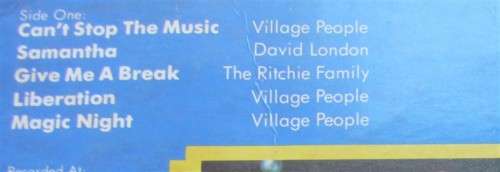 VILLAGE PEOPLE - CAN`T STOP THE MUSIC - LP VINYL