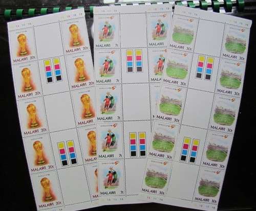 MALAWI VFINE UMM SET IN GUTTER BLOCKS OF 10 **LOW START**