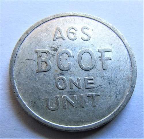Australian Canteen Service British Commonwealth Occupying Force Token