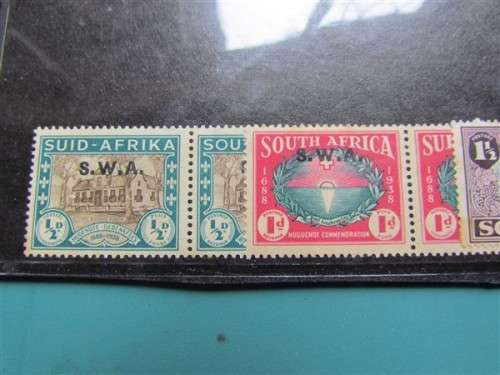 SWA Overprint SACC 138 - 140 Set Cat. Value R600.00