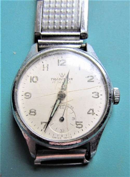 Tradition - Swiss made 17 Jewels - Sold As Is - Do not no if working , sold as spares