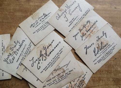 1930 DC Thompson Photo Cigarette Cards Lot - Catalogue Value  R900.00