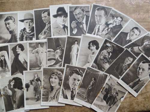 Officer`s mess Movie Stars Cigarette Cards Lot