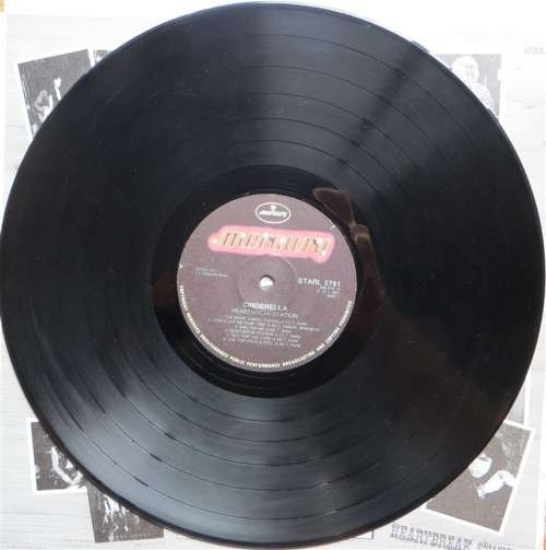 Cinderella Heartbreak Station Vinyl LP - VG