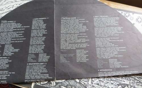 Donovan Cosmic Wheels + Round Poster - Vintage Vinyl LP