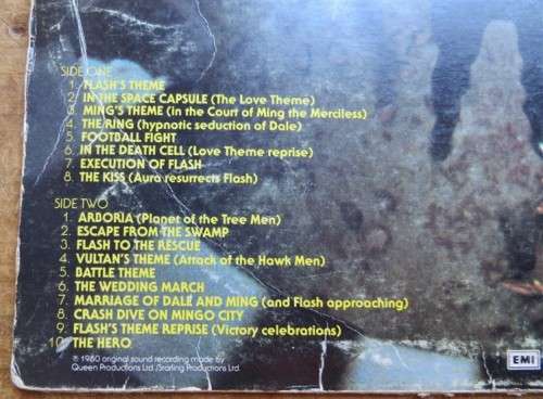 Vintage Vinyl LP - Flash Gordon - Queen