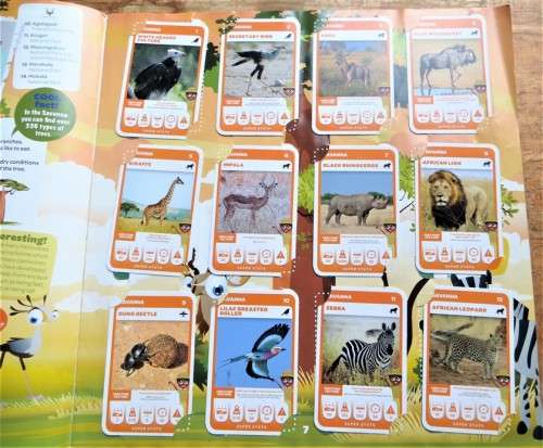 South African Super Animals - Complete Cards Collection in Album