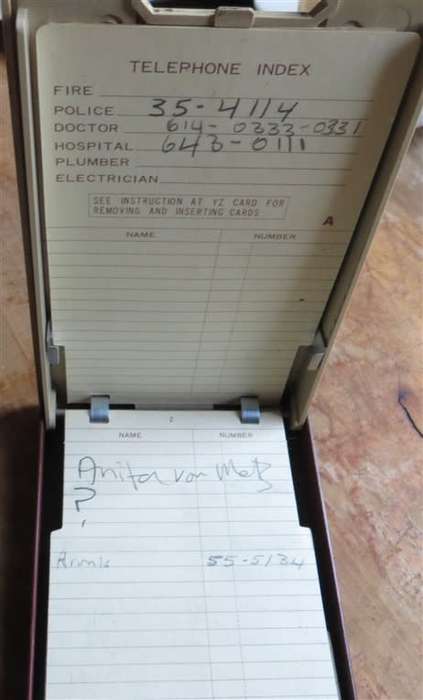 Vintage Carl A to Z phone book - working