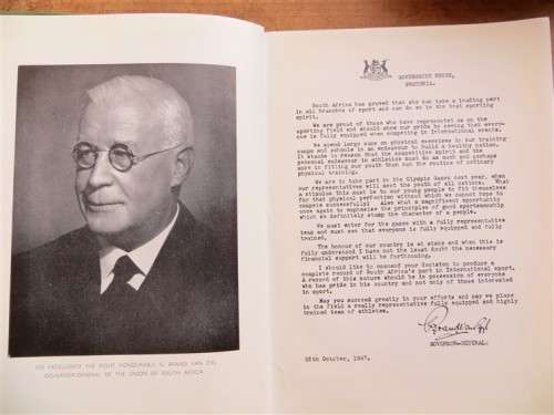1888 - 1947 Springboks  Past & Present - 1947 Hardcover book