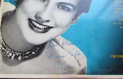 Vintage LP Mimi Coertse - Signed by Mimi Coertse