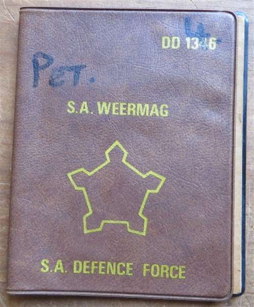 SA Defence Force Pass Book SA Weermag