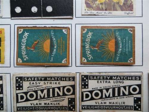 30 South Africa Vintage Matchbox labels Collection - Let Frame as Pop Art/collectables circa.1950`s