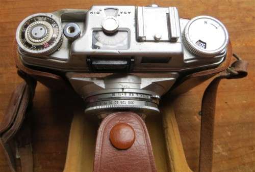 Vintage AGFA Camera + Leather Cover - Untested - Sold As Is
