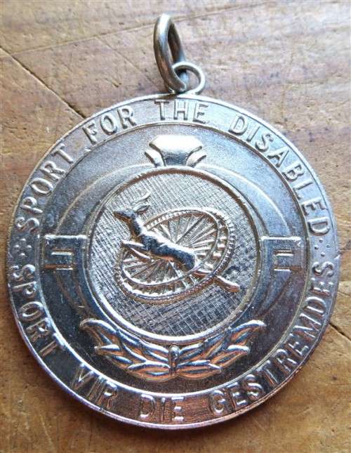 Sport for the disabled jumping Springbok Medal