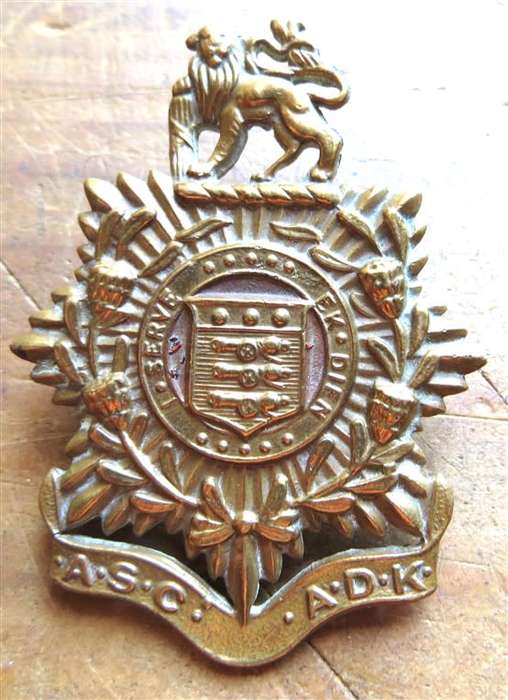 Large South African Army Srvice Corps Badge
