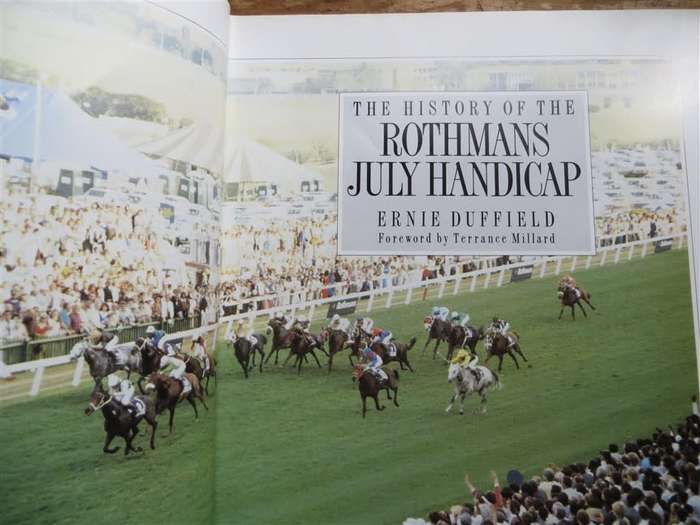 The History of the Rothmans July Handicap Harcover Book