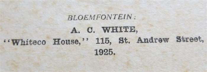 1925 A Settler`s Scribblings in South Africa - Leonard Fleming