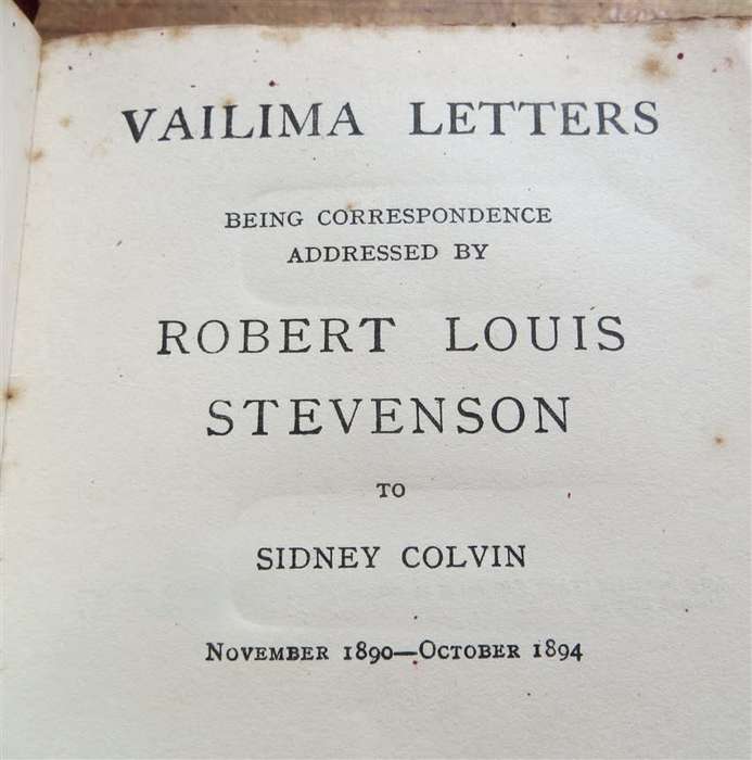 Vailima Letters - Robert Louis Stevenson