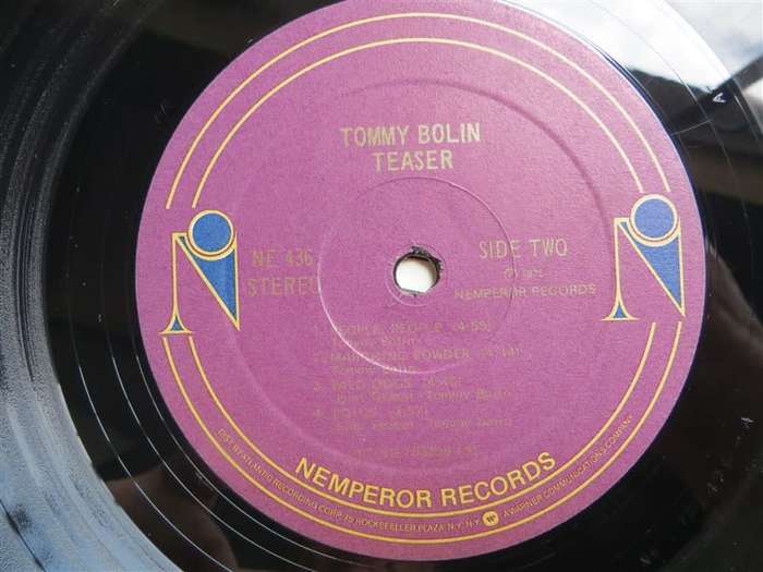 Vintage LP Tommy Bolin (Ex Deep Purple) Scarce - Teaser VG+