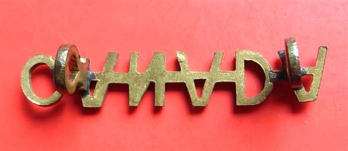 Canada Metal Shoulder title