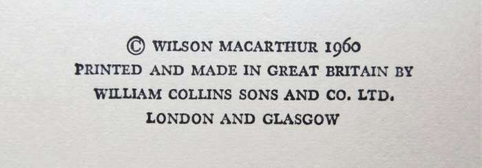 Zambezi Adventure - Wilson MacArthur 1960 1st Edition Rhodesiana